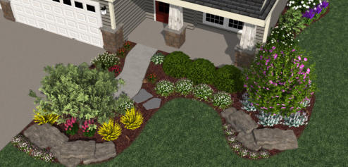 3d landscape design Grandville