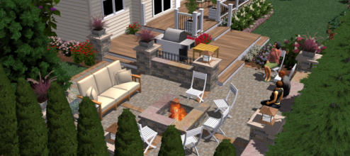 3d landscape design Rockford
