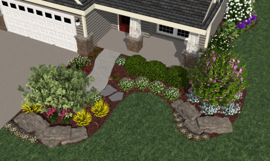 3d landscape design Grandville